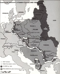 1945/55 Europe Iron Curtain
